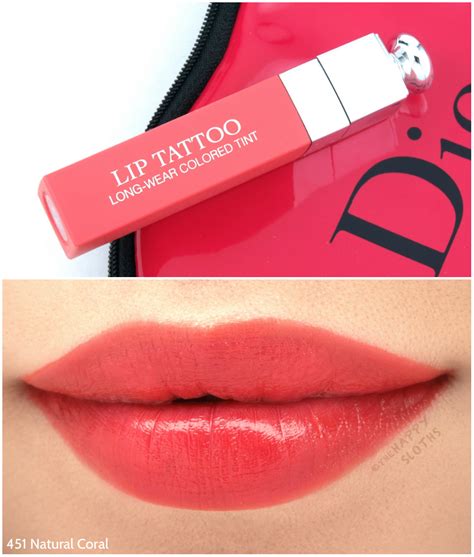 dior dior addict lip tattoo coral|Dior lip tattoo reviews.